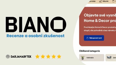 Biano - osobní zkušenosti a recenze