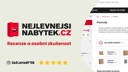 Nejlevnejsinabytek.cz - recenze a osobní zkušenost